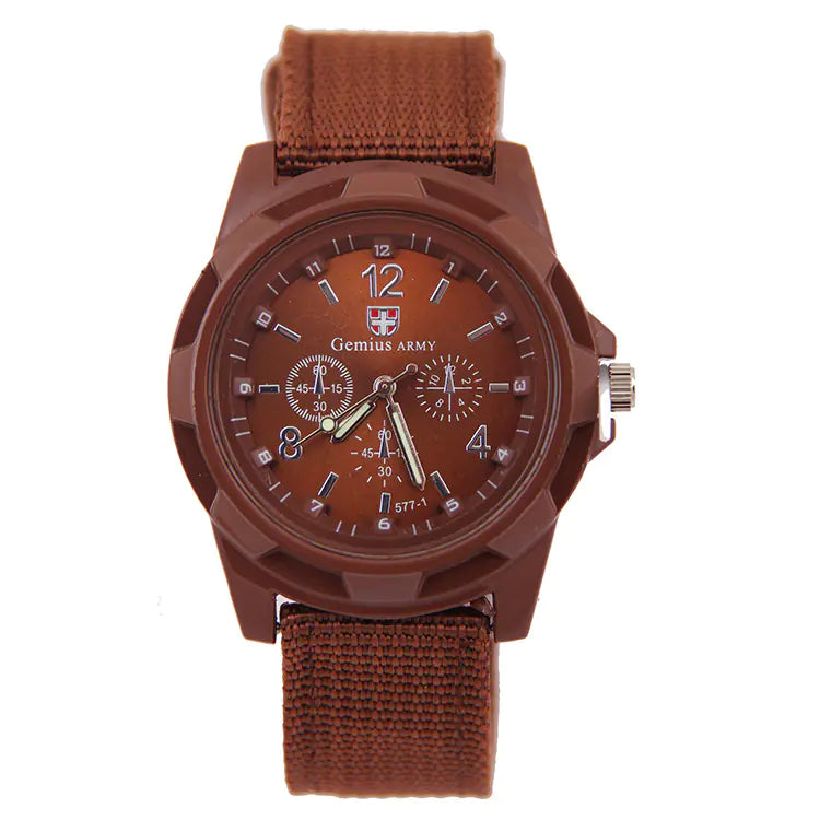 Fashion Swiss Nylon Woven Military Sports Watch