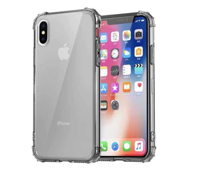 Transparent Military-Grade Phone Case for Apple