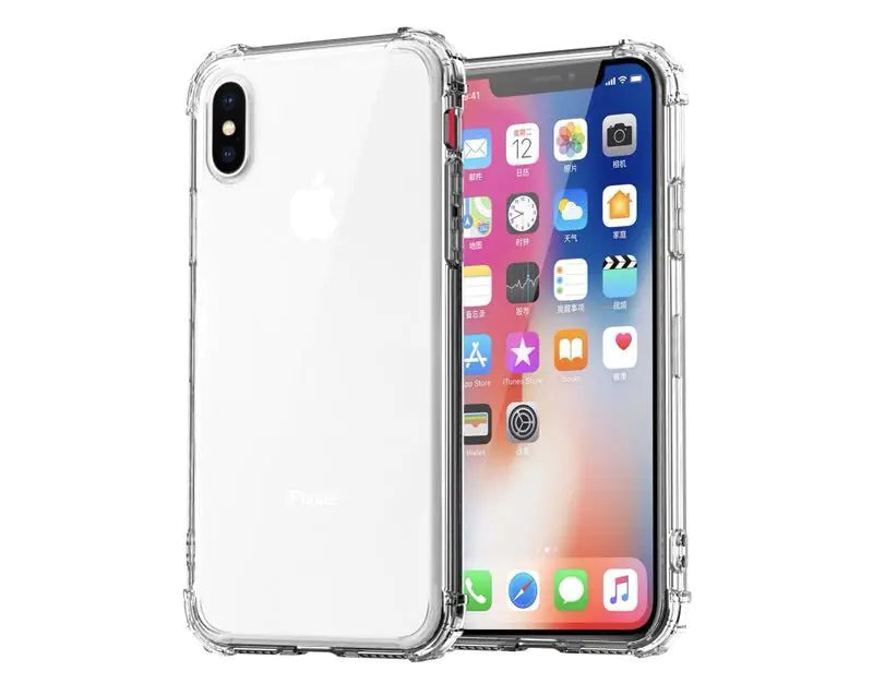 Transparent Military-Grade Phone Case for Apple