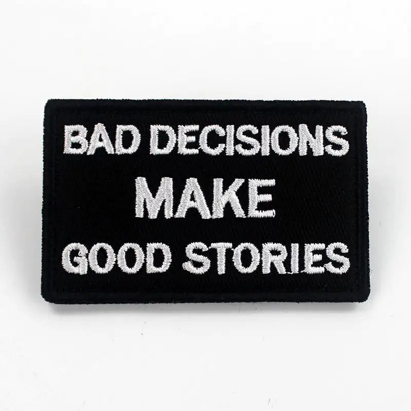 3D Tactical Military Embroidery Patch Sticker