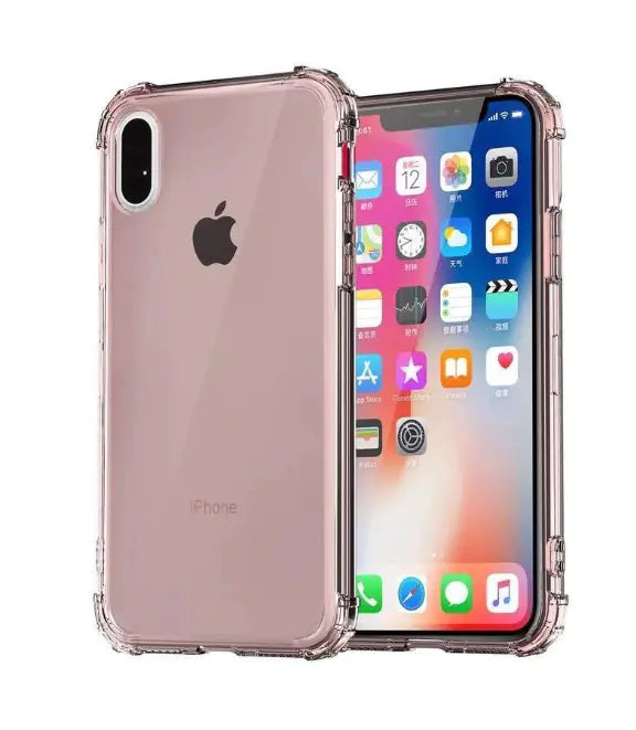 Transparent Military-Grade Phone Case for Apple
