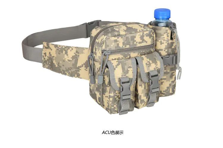 Tactical Water Bottle Bag - Multi-functional Waist Pack
