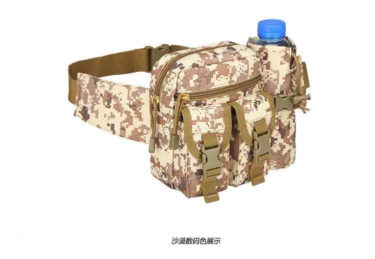 Tactical Water Bottle Bag - Multi-functional Waist Pack