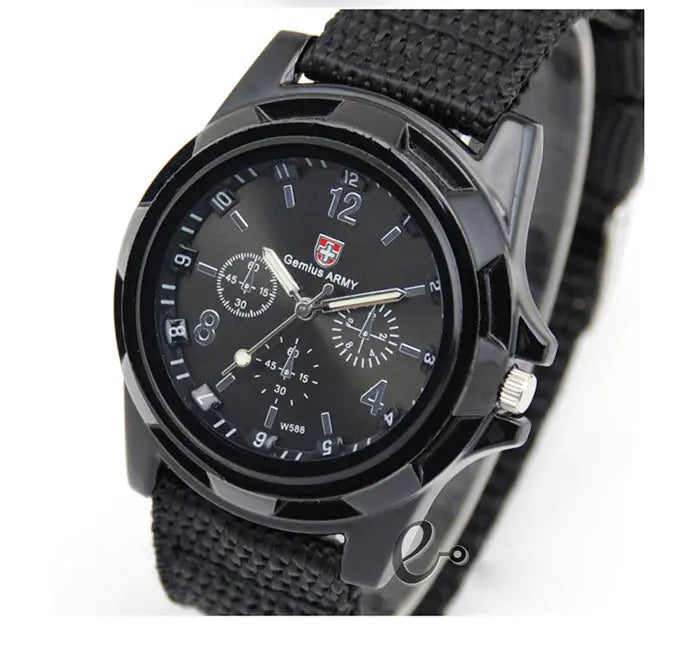 Fashion Swiss Nylon Woven Military Sports Watch
