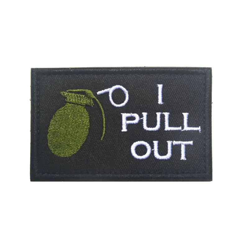 3D Tactical Military Embroidery Patch Sticker